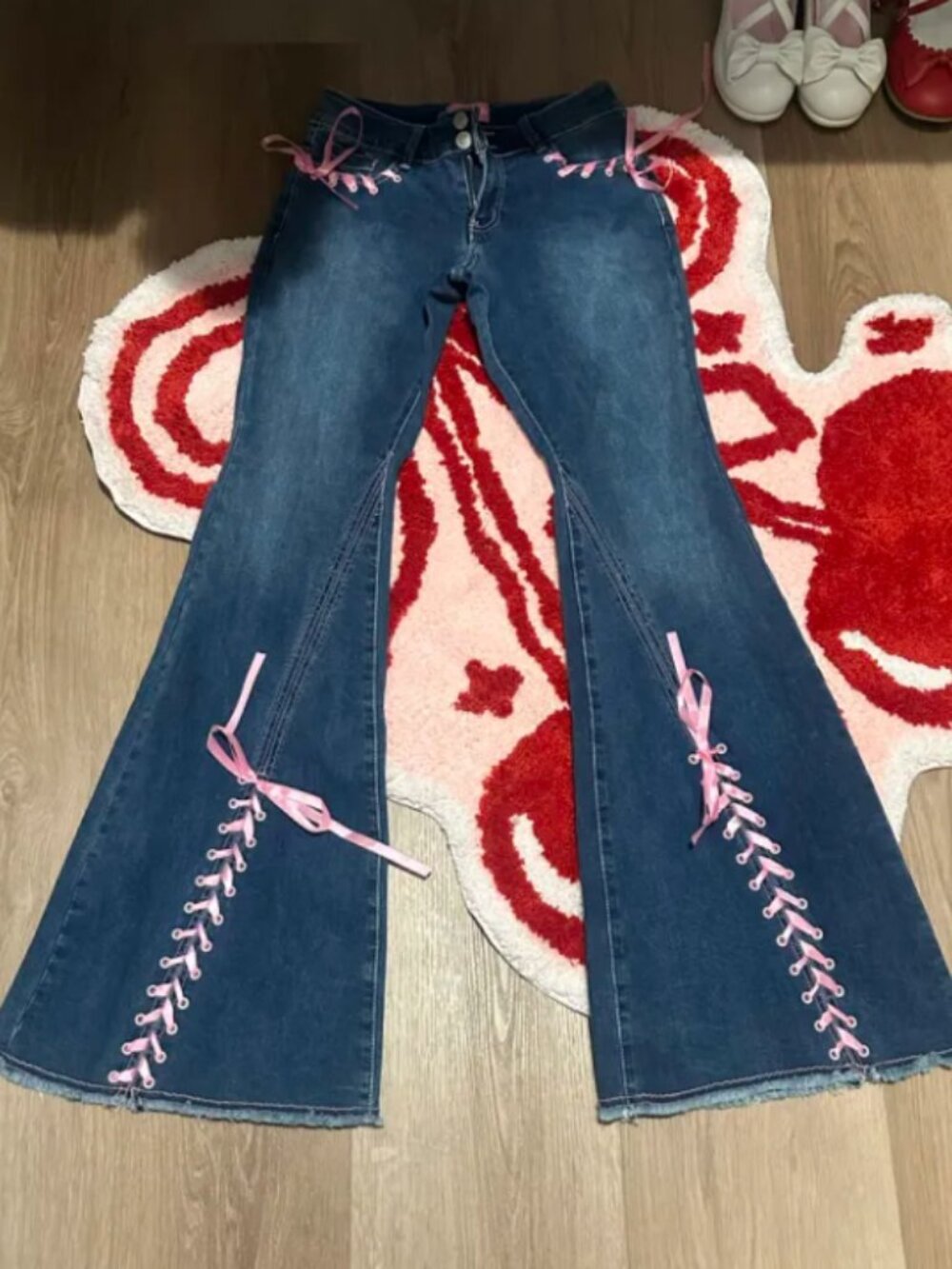 [DOLLSKILL] Amazed Babe Flared Jeans WOMENS MEDIUM